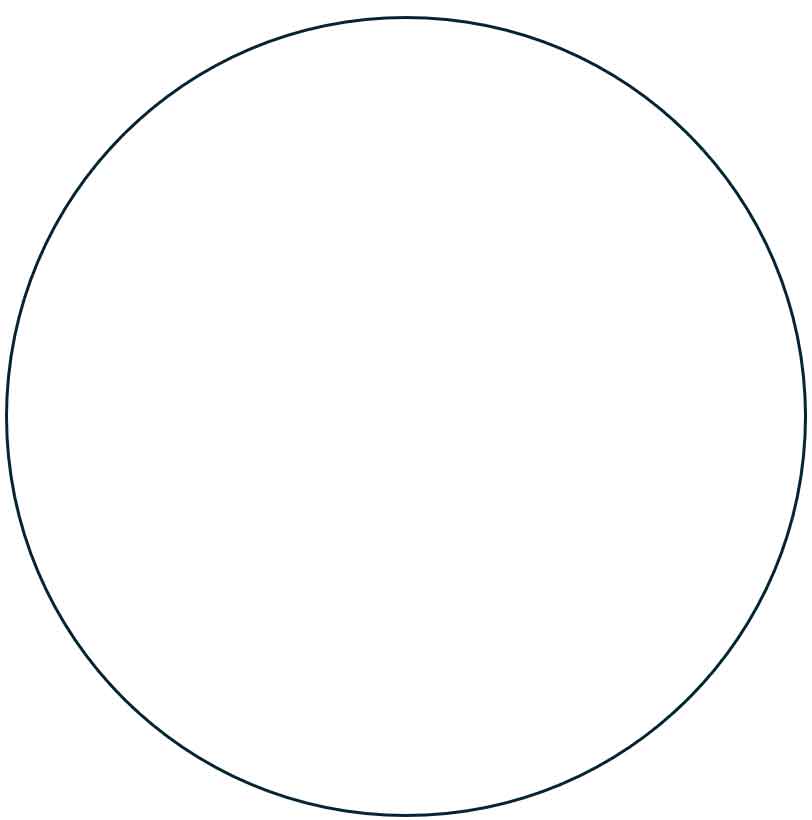 正円を描いた図
