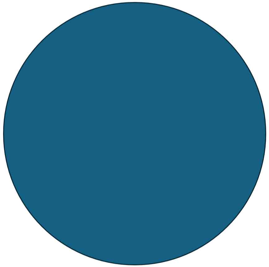 正円を描いた図