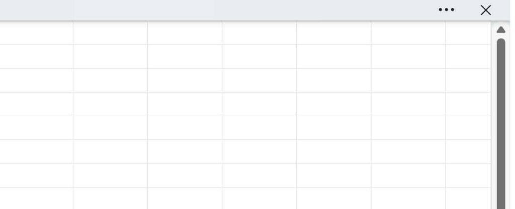 画面表示をセルのみにした図